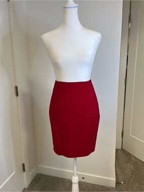 CACTUS Red Pencil Skirt - FREE SHIPPING on Bundles $95+
